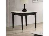Maidstone Black/White End Table - Ornate Home