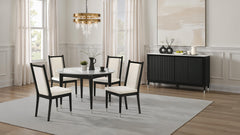 Maidstone Black/White Side Chair (Set of 2) - Ornate Home