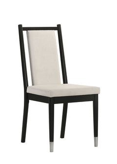Maidstone Black/White Side Chair (Set of 2) - Ornate Home