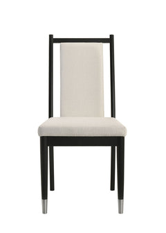 Maidstone Black/White Side Chair (Set of 2) - Ornate Home