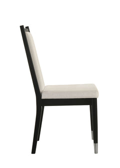 Maidstone Black/White Side Chair (Set of 2) - Ornate Home