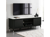 Maidstone Black/White Tv Console - Ornate Home