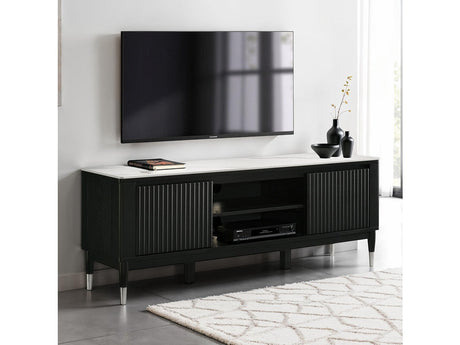 Maidstone Black/White Tv Console - Ornate Home