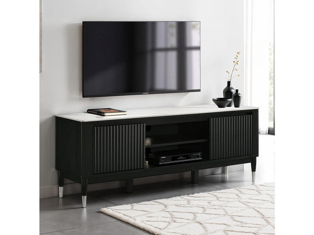 Maidstone Black/White Tv Console - Ornate Home