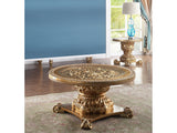 Maidstone Metallic Gold 3pc Coffee Table Set  / HD-328G - Ornate Home