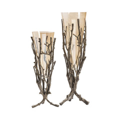 Mailie Bronze Vase Set - Ornate Home