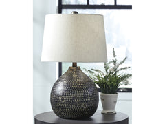 Maire Black/Gold Table Lamp (Set of 2) - Ornate Home