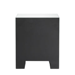 Maisha Mirrored & Faux Crystals Accent Table - Ornate Home
