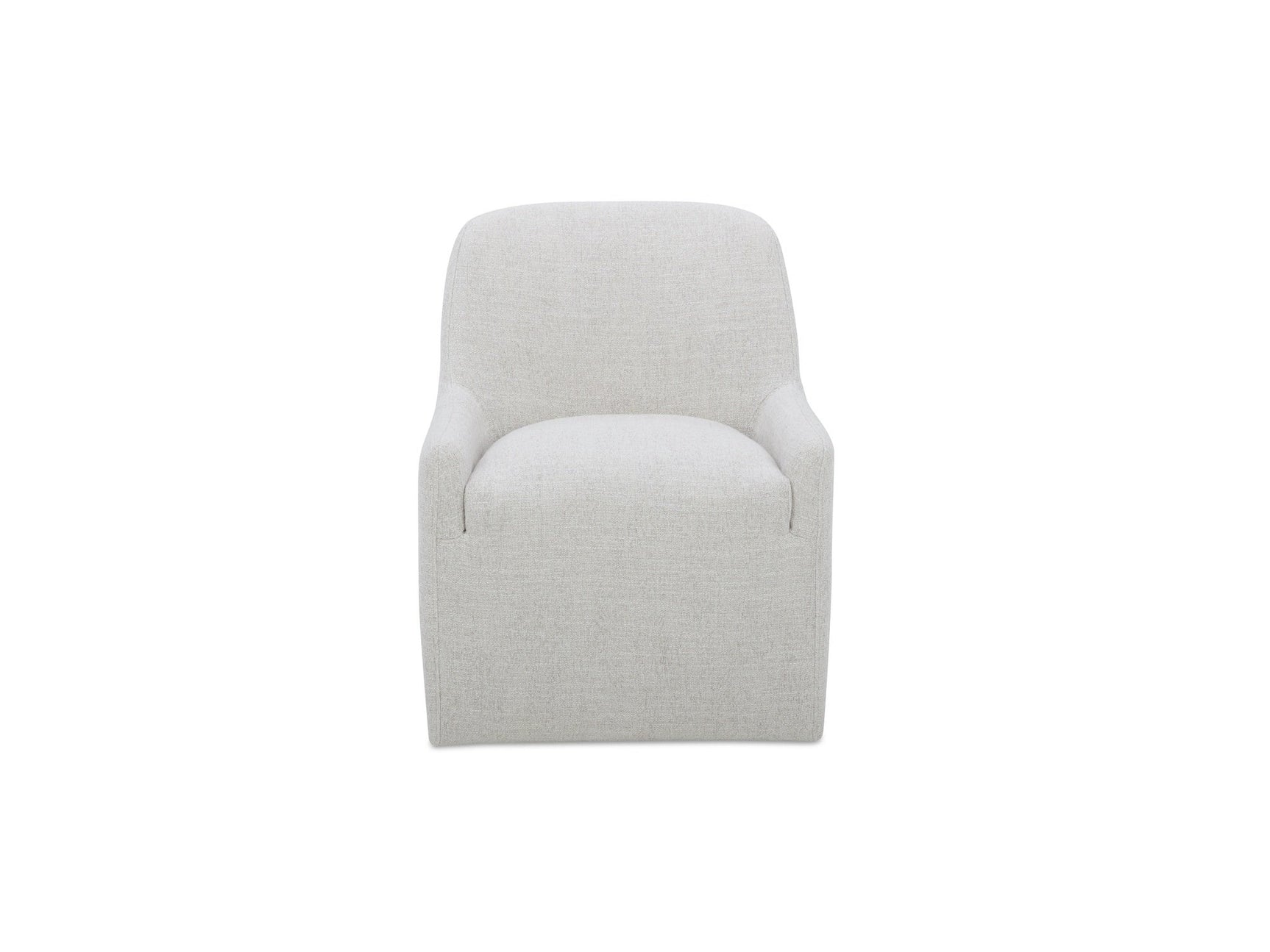 Maisie Flecked Oat Rolling Dining Chair - Ornate Home