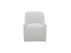 Maisie Flecked Oat Rolling Dining Chair - Ornate Home