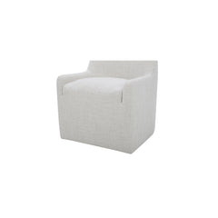 Maisie Flecked Oat Rolling Dining Chair - Ornate Home