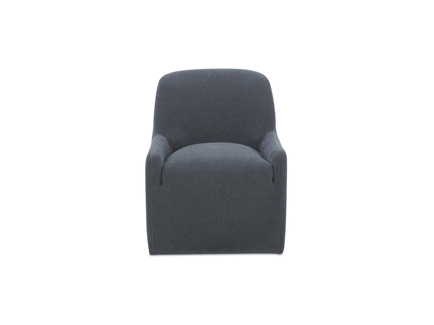 Maisie Slate Blue Rolling Dining Chair - Ornate Home
