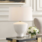Maisie White Table Lamp - Ornate Home