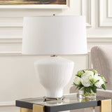 Maisie White Table Lamp - Ornate Home