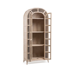 Maison Coastal Drift 2-Door Display Cabinet - Ornate Home