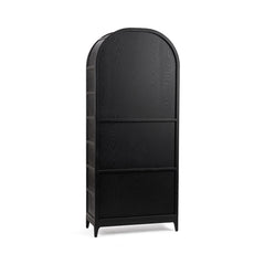 Maison Loft Black 2-Door Display Cabinet - Ornate Home