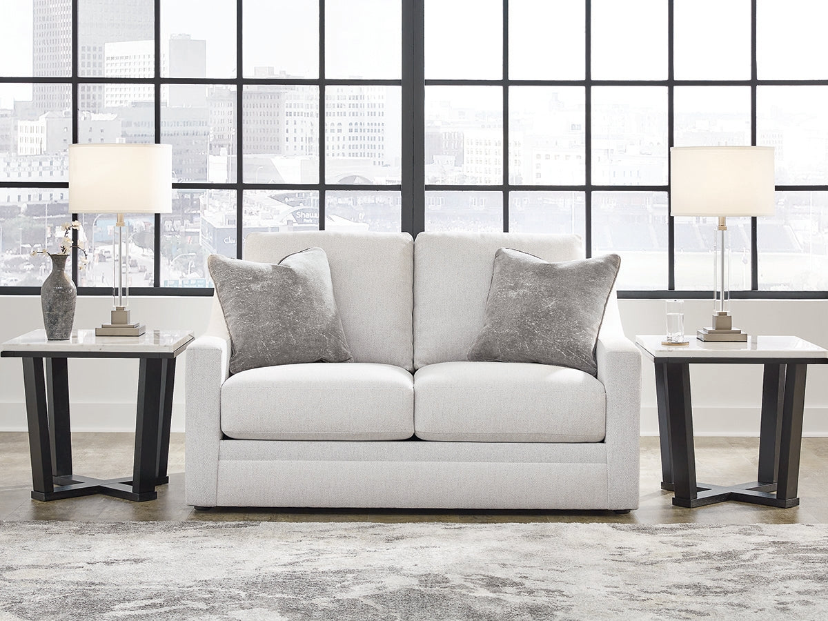 Maitelynn Chalk Loveseat - Ornate Home