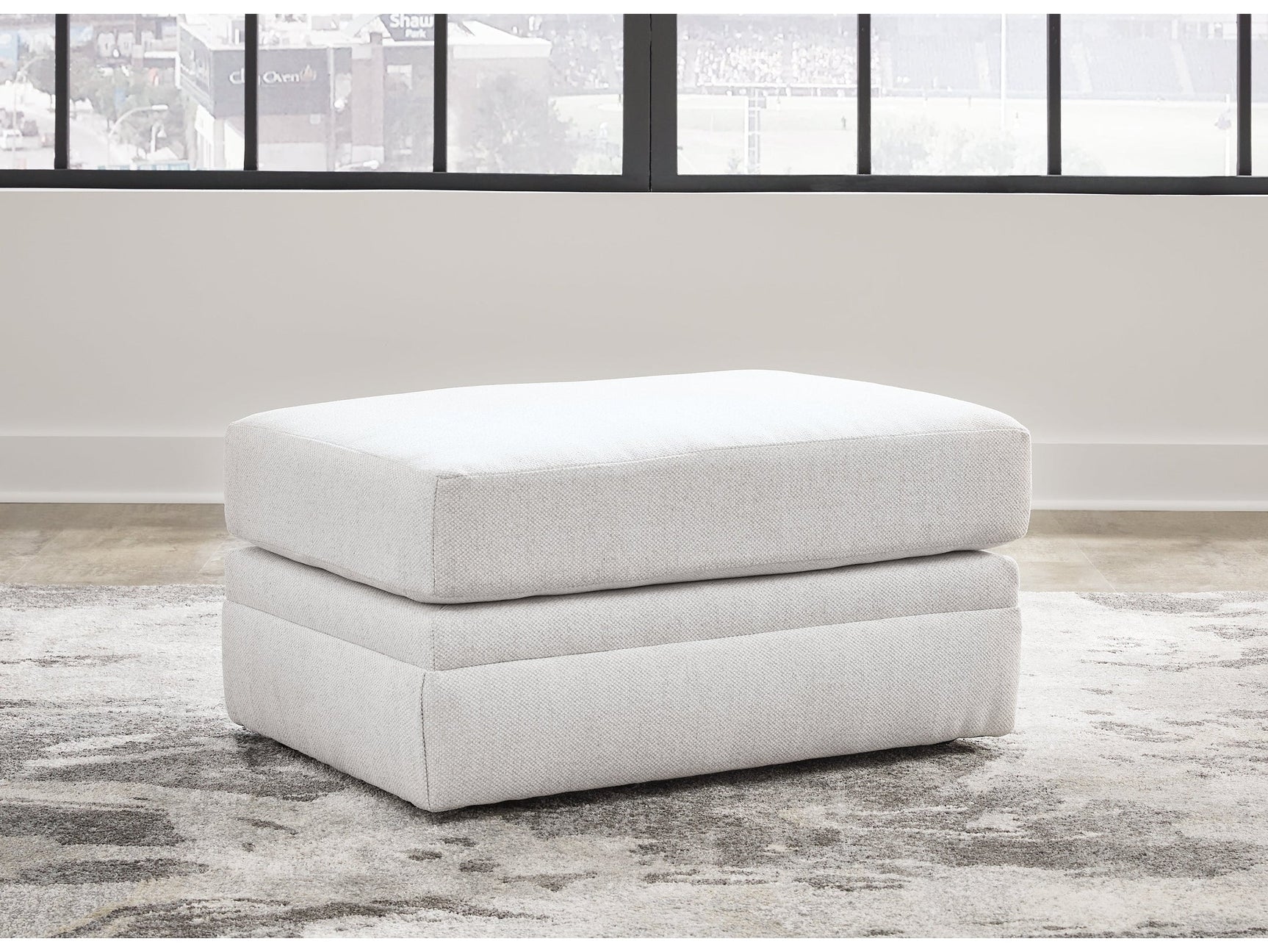 Maitelynn Chalk Ottoman (Online Special Price) - Ornate Home