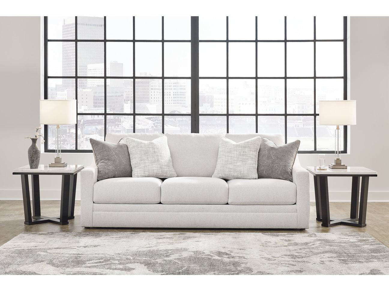 Maitelynn Chalk Sofa - Ornate Home
