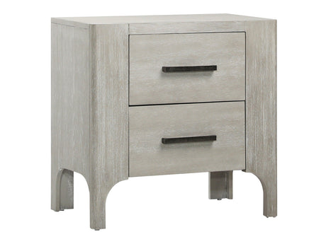 Maiya Light Gray Nightstand - Ornate Home