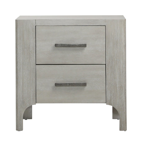 Maiya Light Gray Nightstand - Ornate Home