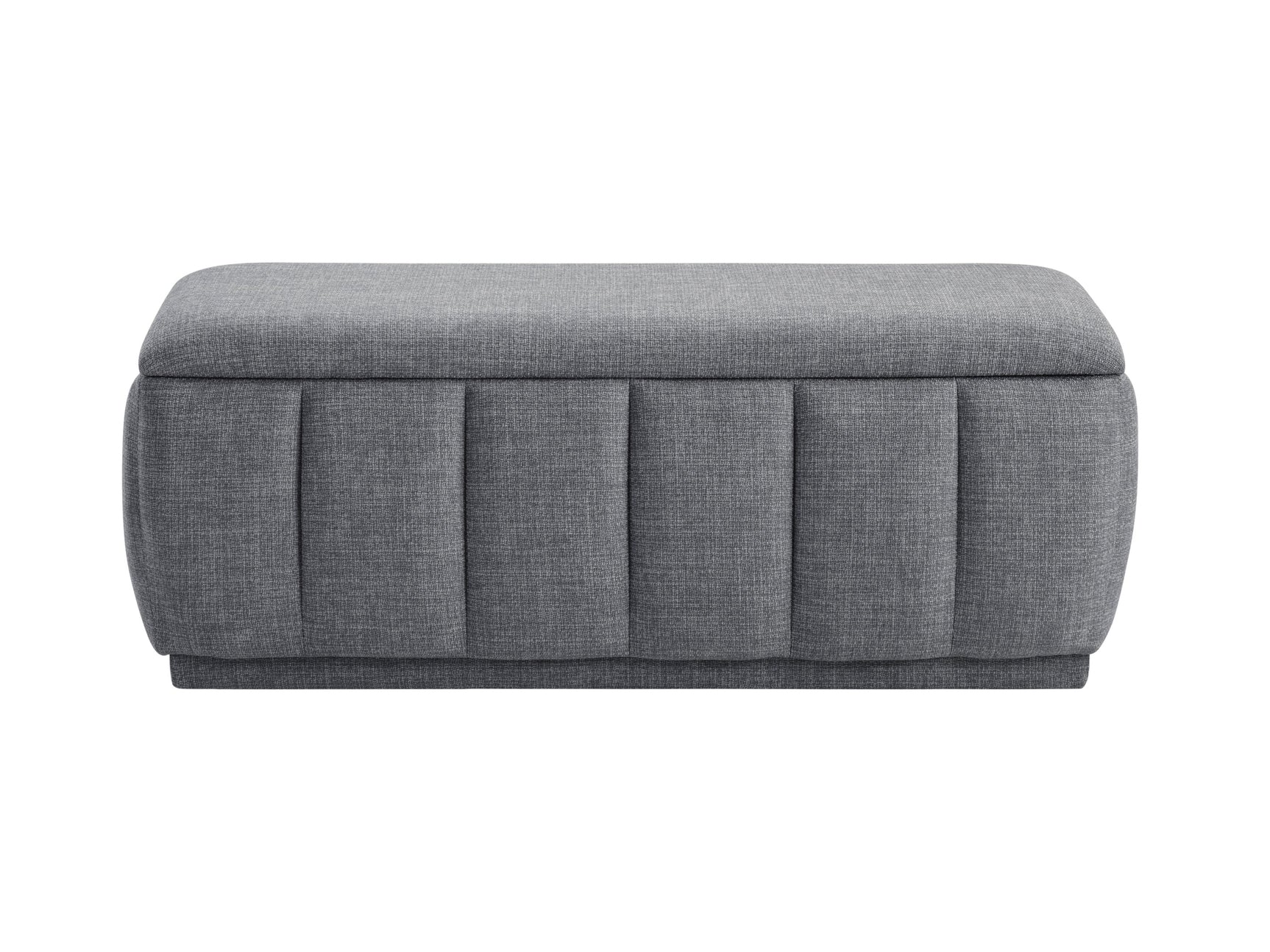 Maize Gray Storage Bench - Ornate Home