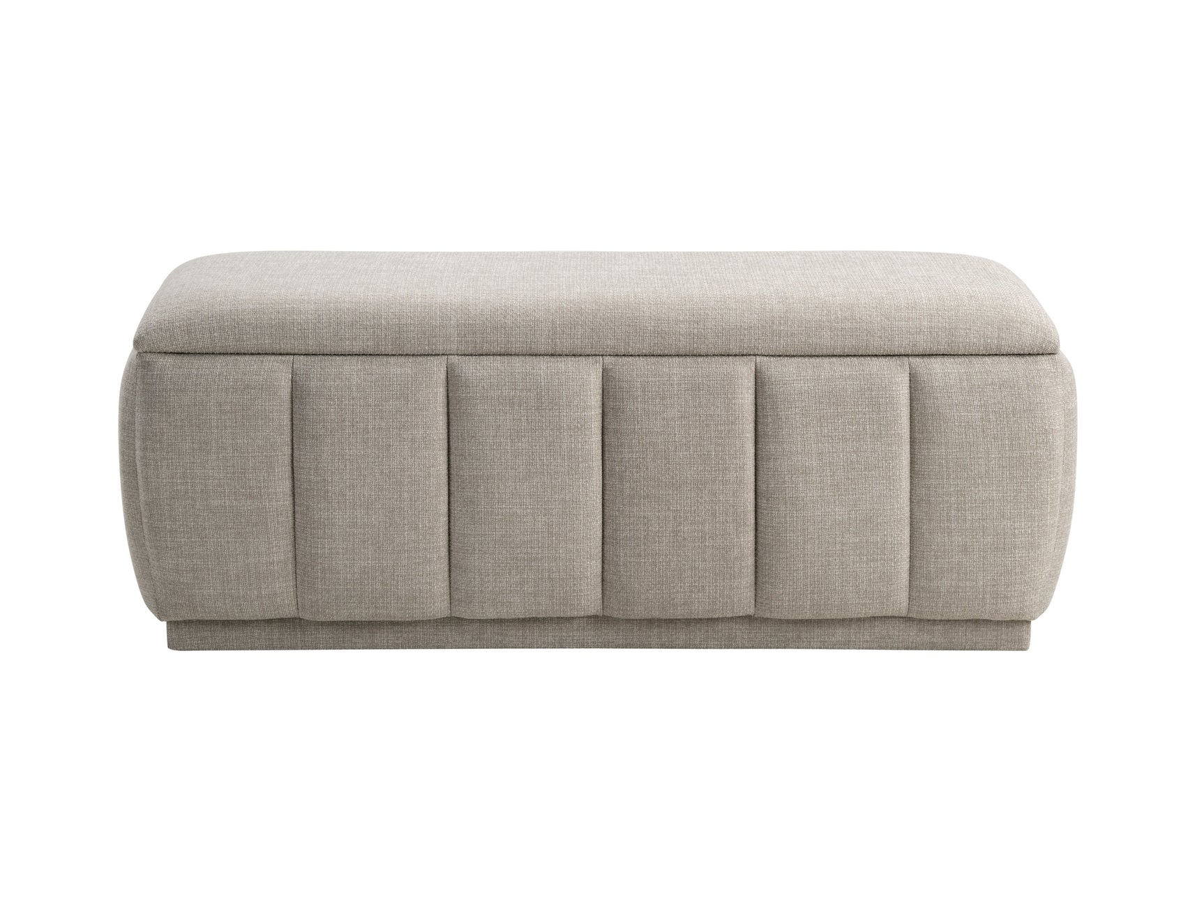 Maize Taupe Storage Bench - Ornate Home
