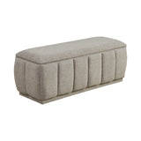 Maize Taupe Storage Bench - Ornate Home