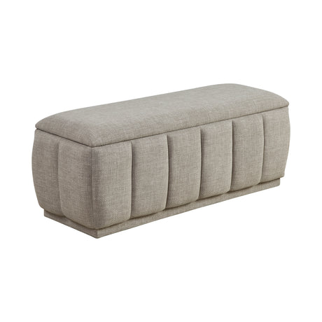 Maize Taupe Storage Bench - Ornate Home