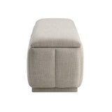 Maize Taupe Storage Bench - Ornate Home