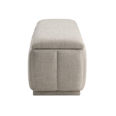 Maize Taupe Storage Bench - Ornate Home