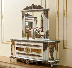 Majestic Crest Ivory/Bronzed Copper Buffet / HD-B1881 - Ornate Home