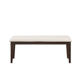 Makah Brown Dining Bench - Ornate Home