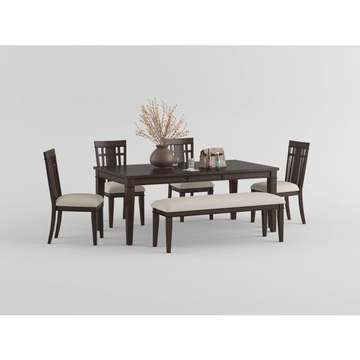 Makah Brown Dining Bench - Ornate Home