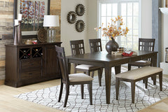 Makah Brown Extendable Dining Table - Ornate Home