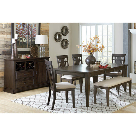 Makah Brown Extendable Dining Table - Ornate Home