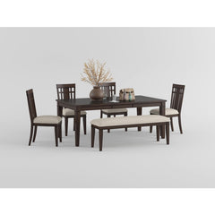 Makah Gray 5pc Dining Set - Ornate Home