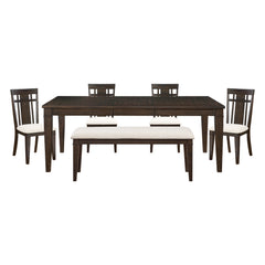 Makah Gray 6pc Dining Set - Ornate Home