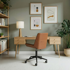 Maker Brown Office Chair - Ornate Home
