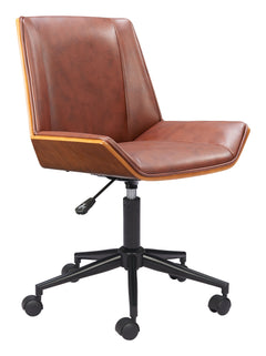 Maker Brown Office Chair - Ornate Home