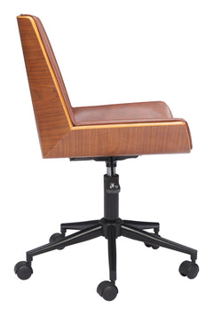 Maker Brown Office Chair - Ornate Home