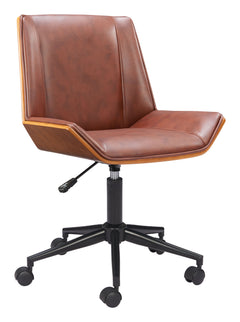 Maker Brown Office Chair - Ornate Home