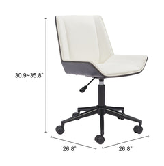 Maker White Office Chair - Ornate Home