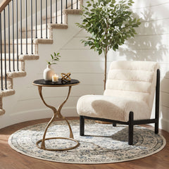 Maki Beige Accent Chair - Ornate Home