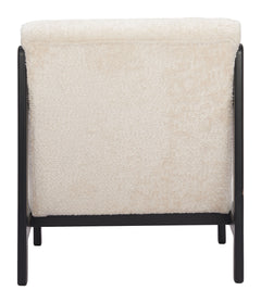 Maki Beige Accent Chair - Ornate Home