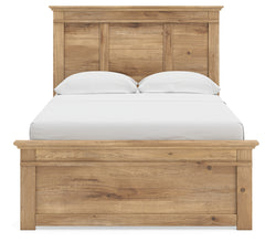 Makidern Tan Full Panel Bed, Dresser and Mirror - Ornate Home