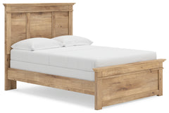 Makidern Tan Full Panel Bed, Dresser and Mirror - Ornate Home