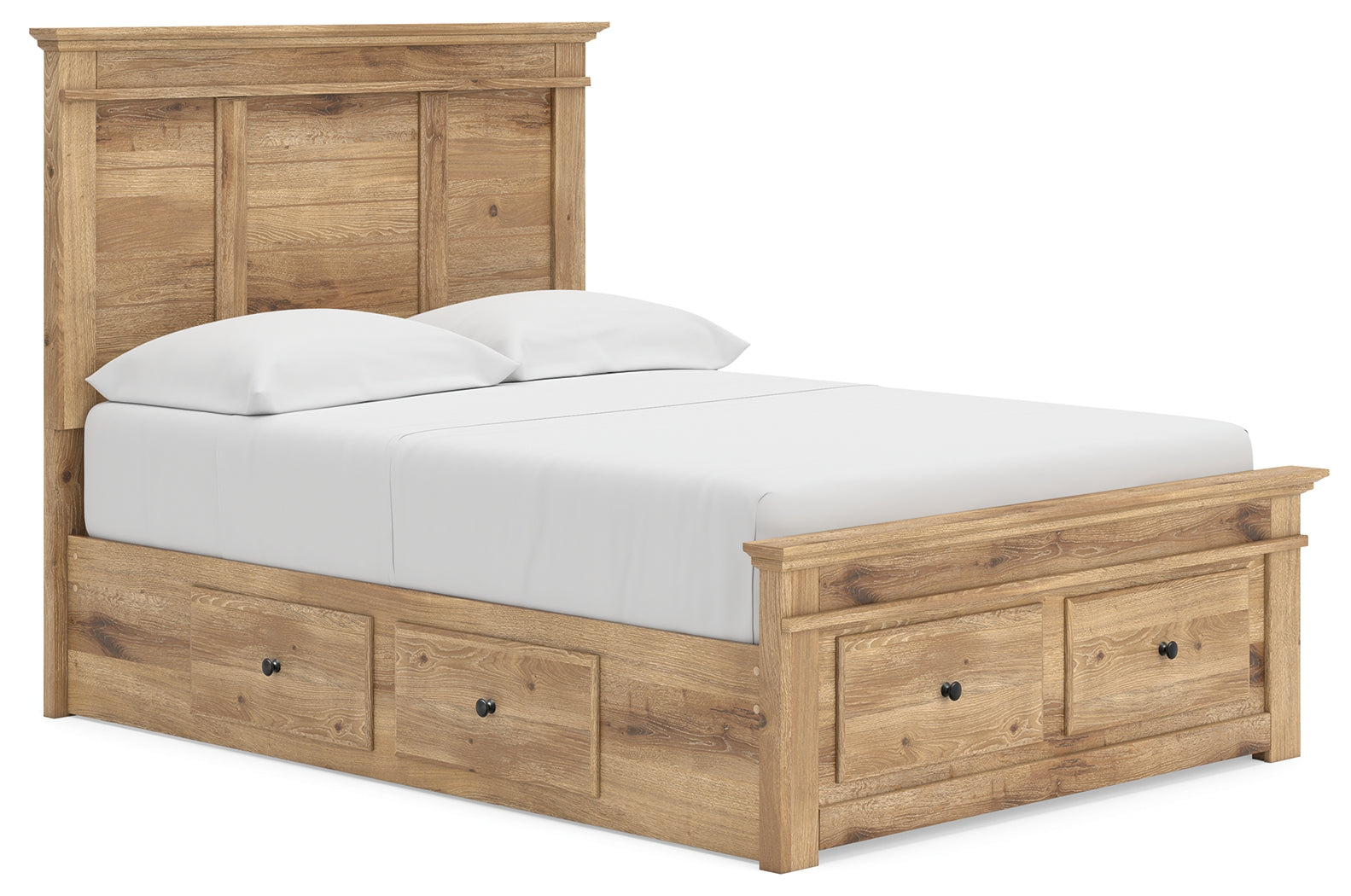 Makidern Tan Full Panel Storage Bed - Ornate Home