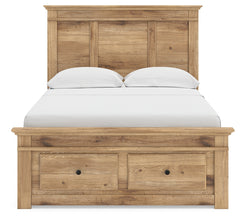Makidern Tan Full Panel Storage Bed - Ornate Home