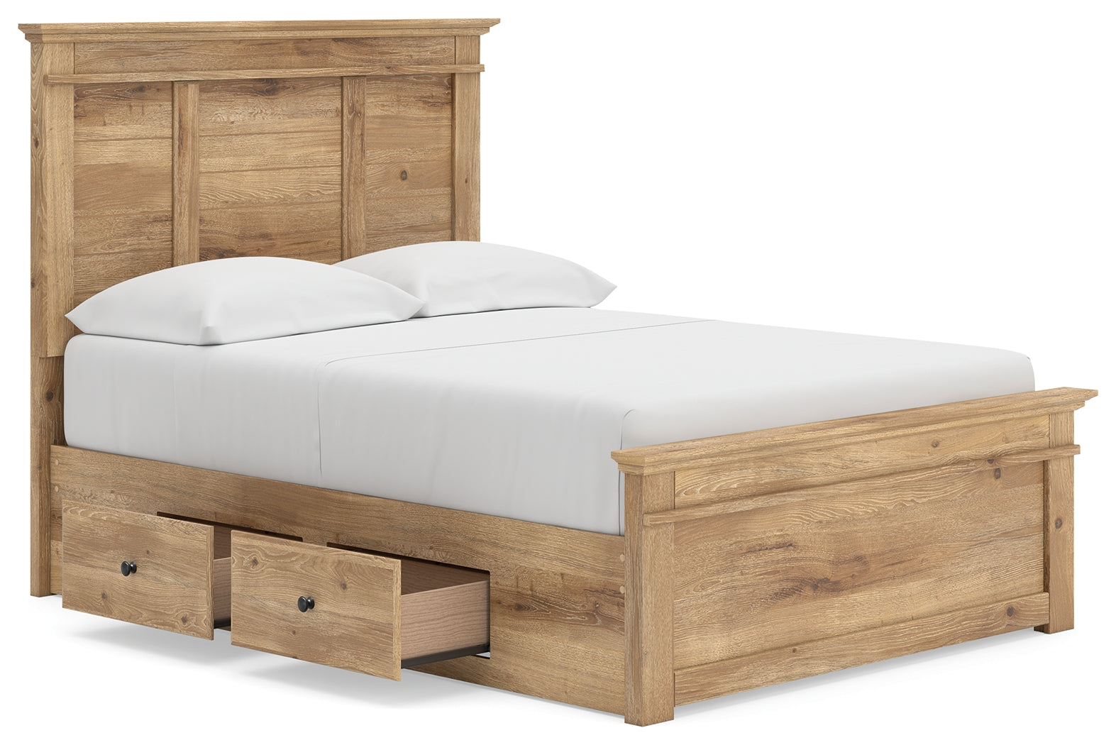 Makidern Tan Full Panel Storage Bed - Ornate Home
